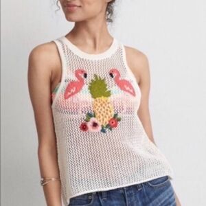 American Eagle Outfitters Flamingo Top